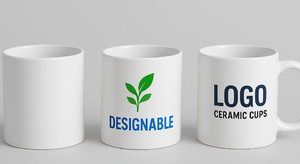 Mug à café en céramique personnalisé - Impression de logo personnalisée, résistant à la chaleur et réutilisable, cadeau promotionnel - Product Image 2