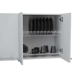 Oceana 120 Mobili da Cucina Bianchi, Unità a Parete a Quattro Ante con Due Ripiani - Product Image 5