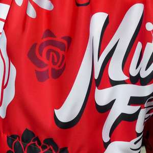 Pantalones Cortos de Muay Thai Personalizados, Fabricante OEM, Pantalones Cortos de Boxeo Tailandés de Satén, Proveedor de Producción al por Mayor - Product Image 5