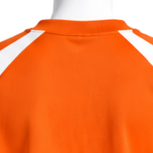 Sudadera Deportiva de Cuello Redondo con Rayas en Contraste Naranja para Hombre, Manga Larga, Estilo Atlético, Informal, para Entrenamiento, Fitness, Venta al Por Mayor - Product Image 4