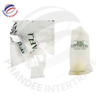 Tas Pembawa Minuman Ramah Lingkungan, Tahan Lama, Dapat Disesuaikan, Dapat Dikomposkan Secara Hayati, Cetak Gravure, Hijau, Untuk Kemasan Minuman Bawa Pulang, Kopi, Jus