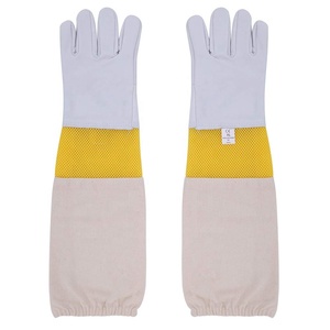 ถุงมือหนังลูกผึ้งพรีเมี่ยม Goatskin,ถุงมือผ้าใบแขนยาวระบายอากาศได้ดี - Product Image 1