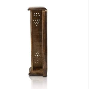 Quemador de Incienso de Lujo Ecológico de MDF de Pino con Incrustaciones de Hueso, Hecho a Mano, Duradero, con Diseño Floral Antiguo y Artístico Moderno para Hogar u Oficina - Product Image 6