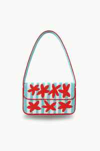 Bolso de hombro con cuentas de as de corazones al mejor precio, bolso de lona con solapa y patrón de cartas de póker, bolso de mano de moda para mujer, para fiesta y noche - Product Image 6