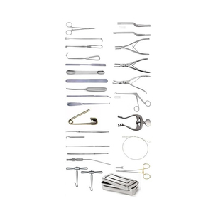 Juego de Instrumentos de Neurocirugía Espinal y Craneotomía Básica PISSCO, Juego de Instrumentos de Cirugía Espinal, Juego de Instrumentos de Cirugía Cerebral, Acero Inoxidable - Product Image 1
