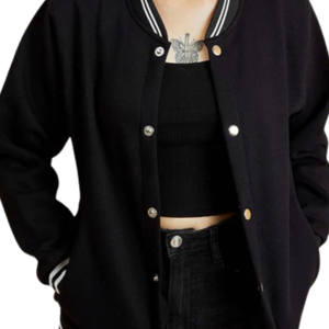 Fabricant en gros de vestes universitaires pour femmes, impression de logo personnalisée, vestes Letterman, style streetwear, vente en gros de haute qualité - Product Image 3