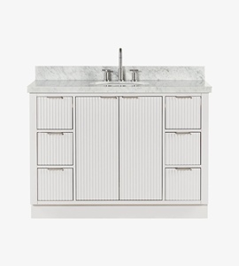 Gabinete de Baño OEM Phoebe de 49 Pulgadas con Lavabo Individual, Solo 2 Opciones de Acabado, Directo de Fábrica en Vietnam - Product Image 1