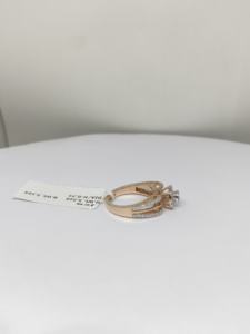 Anillos Elegantes de Oro Rosa con Diamantes Cultivados en Laboratorio para Mujer, Diseño Elegante, Diamantes Certificados IGI, Joyería Fina al por Mayor OEM - Product Image 6