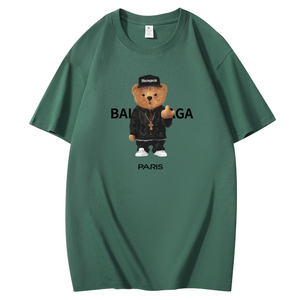เสื้อยืดสตรีทแวร์คุณภาพสูง พิมพ์ลายปลาญี่ปุ่น ทรงโอเวอร์ไซส์ ผ้าฝ้าย ใส่สบาย ผู้ผลิตขายส่ง - Product Image 4