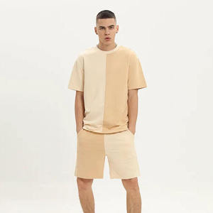Nouvel ensemble décontracté d'été pour homme : T-shirt à manches courtes et short, ensemble de survêtement uni pour homme - Product Image 3