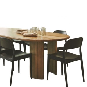 Muebles de silla de restaurante de madera estéticos de tacto minimalista de alta calidad para una experiencia culinaria más relajada - Product Image 3