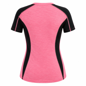 Camiseta Deportiva Personalizada para Mujer, de Secado Rápido, Transpirable, para Correr, Gimnasio, Entrenamiento, Ropa Deportiva Activa, con Bloques de Color - Product Image 2