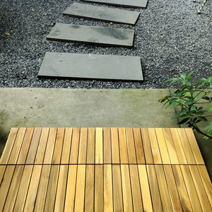 Tự làm keo decking gạch 300*300mm lồng vào nhau sàn cho ngoài trời nội thất & ngoại thất nhà sân vườn trang trí sân sau trang trí nội thất - Product Image 4