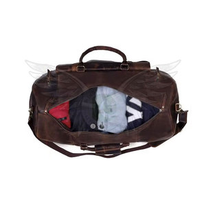 Bolsa de lona de cuero para actividades al aire libre, diseño moderno, bolsa de viaje para el trabajo, gimnasio, fitness y viajes de fin de semana - Product Image 2