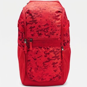 Sac à dos en nylon camouflage bleu, capacité 30-40L, organisateur de sport avec poches latérales et compartiment avant zippé - Product Image 4
