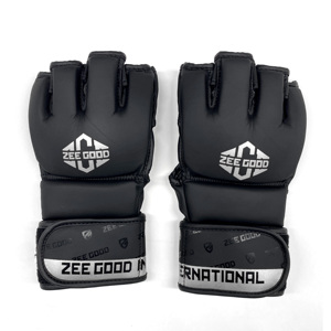 Genuine Leather MMA <b>Gloves</b> Shooter for Outdoor Martial Arts Training-High Quality <b>Moisture</b> Wicking Non-Slip Unisex - Product Image 2