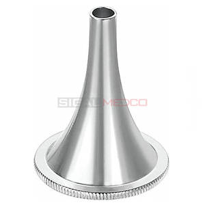 Spéculums auriculaires de 5 mm, instruments ORL en acier inoxydable réutilisables, outil d'examen médical pour otoscope, usage clinique, hospitalier et chirurgical - Product Image 1