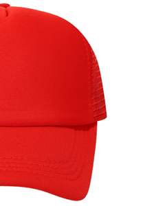 Gorra de Béisbol Trucker Roja Personalizada, con Malla Transpirable en la Parte Trasera, Ajustable con Cierre a Presión, Lisa, con Logotipo Personalizado, para Deportes al Aire Libre - Product Image 3