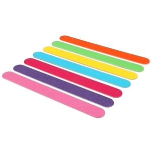 BAFA SURGICAL INSTRUMENTS Limas de uñas desechables de 9 cm, 100 granos, doble cara, multicolor, de esponja EVA, pulidor de uñas, limas de esmeril - Product Image 2