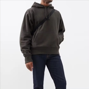 Sweat à capuche zippé pour homme en molleton de coton épais 400 GSM, coupe oversize, personnalisable avec logo, haute qualité - Product Image 1