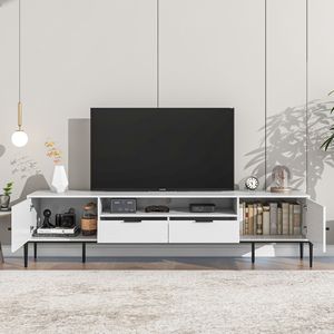 Mobile TV Moderno con Vano Portaoggetti 70.86x15.74x21.85 pollici per Soggiorno - Product Image 3