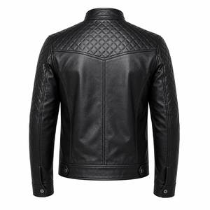 Veste en cuir véritable de qualité supérieure pour homme, vêtement d'extérieur de luxe en cuir véritable, doux, confortable, moderne, décontracté, à porter tous les jours - Product Image 6