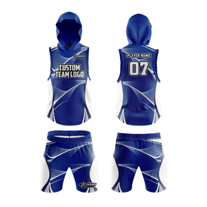Ensemble de flag football SINEWY vert à imprimé géométrique sublimé, anti-humidité, sans manches, coupe athlétique, toutes saisons - Product Image 4