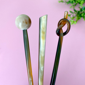 Pinza para el cabello de búfalo, accesorio para el cabello duradero y elegante, pinza para el cabello natural y moderna, perfecta para el peinado diario, profesional de salón - Product Image 1