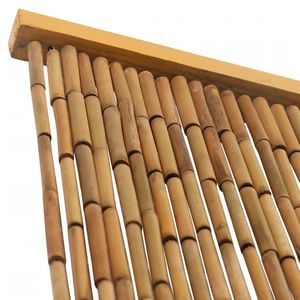 Tenda porta di bambù 35.4 "x 78.7" dimensione elegante mantovana per la decorazione della casa - Product Image 3