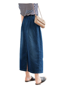 High Waist Women Ladies Denim & Skirt - Product Image 2