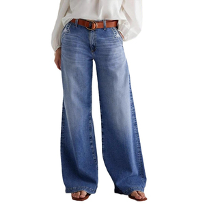 Jeans Skinny Extensibles Taille Haute pour Femme – Pantalon Slim en Denim Confortable et Ajusté – Vêtements Décontractés Tendance pour Dames – Vente en Gros - Product Image 1