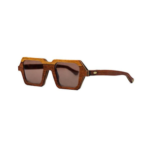 Wholesale Retro <b>Round</b> Wooden <b>Sunglasses</b> Custom Logo Men Women Polarized UV400 Mirror Lens Eco Friendly Bamboo Wood Eyeglasses - Product Image 4