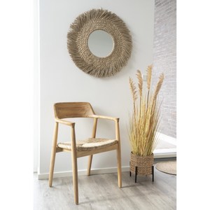 Durable Water Hyacinth Indoor <b>Plant</b> Pots Wicker Planter <b>Basket</b> with Metal Stand <b>for</b> Home Decor made by Vietnamese - Product Image 3