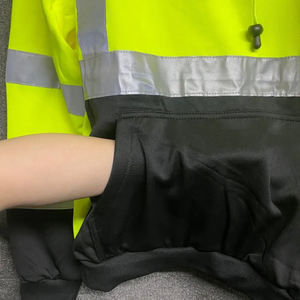 Sudadera de Seguridad con Luces LED Reflectantes de Alta Visibilidad, Impermeable, para Trabajo, Casual, de Moda, para Construcción, Manga Larga - Product Image 4