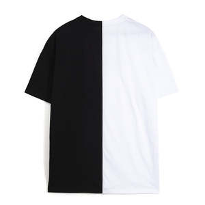 T-shirt noir slim fit pour homme, mélange de coton, col rond, basique et décontracté - Product Image 5