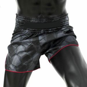 Pantalones Cortos de Boxeo Profesionales Personalizados para Muay Thai y MMA, Pantalones Cortos de Satén para Hombre, Transpirables, de Secado Rápido, con Cordón Ajustable - Product Image 3