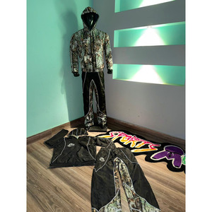 Wholesale High Quality Breathable Stop Nylon Material Tracksuit Custom <b>Embroidery</b> Logo Plus Size Windbreaker Tracksuit - Product Image 5