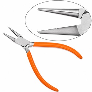 Groovy Looping Round <b>Nose</b> Jaws Pliers Jewelry Making Wire Loop Forming Tool Stainless Steel ZetomedPro - Product Image 2