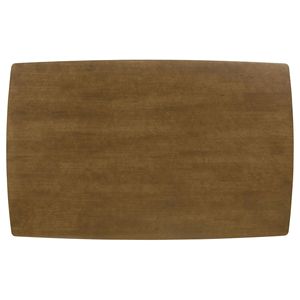 Retro Chestnut Dining <b>Table</b> with Angled <b>Legs</b> Vintage Style Furniture - Product Image 5