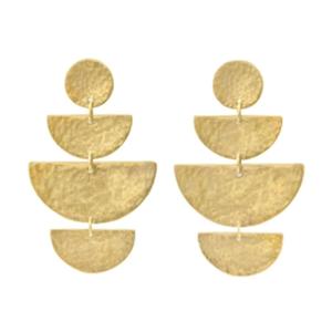 18K <b>Gold</b> Plated Brass <b>Earrings</b> Bohemia Style Women's Fashion <b>Dangle</b> <b>Earrings</b> Party Jewelry - Product Image 3