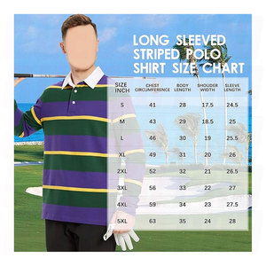 Chemise classique en tricot avec logo brodé personnalisé, manches longues, polo de rugby de haute qualité, coton épissé, polos de rugby personnalisés, vêtements d'équipe personnalisés - Product Image 5