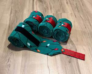 Green Horse <b>Leg</b> Wraps Cotton <b>Bandages</b> for Training Stable Use Equine Protective Wrap horse <b>bandages</b> Horse <b>leg</b> protection - Product Image 4
