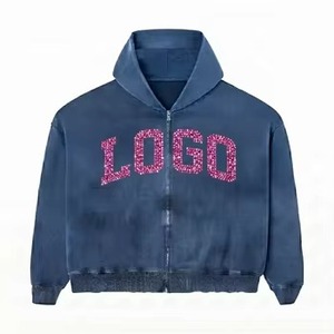 เสื้อฮู้ดดี้พรีเมียมทรงโอเวอร์ไซส์ ผ้าฝ้าย 100% คุณภาพดีที่สุด น้ำหนัก 500 กรัม ผ่านการซักแล้ว พิมพ์ลายตัวอักษร สปริง พร้อมโลโก้สั่งทำพิเศษ ทนทาน - Product Image 1