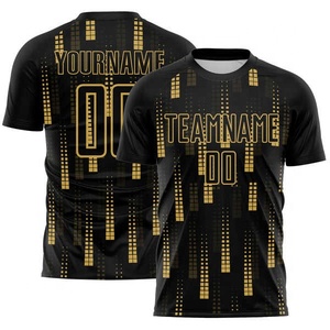 Maillot de football imprimé par sublimation, personnalisable avec le nom de l'équipe, séchage rapide, manches courtes, col rond, pour hommes, OEM/ODM disponible - Product Image 5