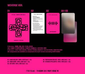 TXT 7TH YEAR: When the Wind Paused Briefly in the Thorns (Weverse Albums ver) Versión K-Pop CD de Música (Plástico y Papel Coreano) - Product Image 2