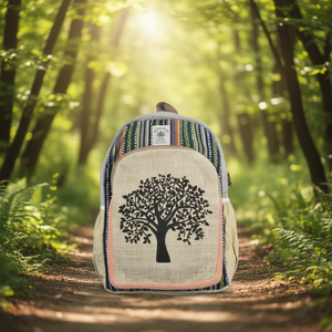 Sac à dos en coton et chanvre, alternative écologique et élégante - Product Image 3