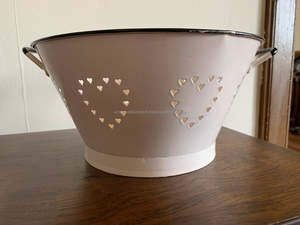 Simple Design Best Quality Square Shape Strainer Stainless Steel Silverware Large Size Fruit Vegetable <b>Colander</b> Supplier - Product Image 4