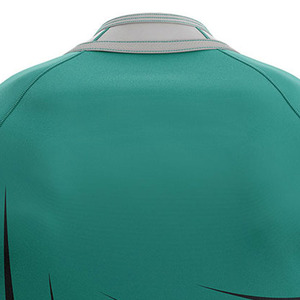 Polo de golf à manches courtes en polyester et élasthanne, imprimé par sublimation, coupe ajustée, par Oldfit International - Product Image 4