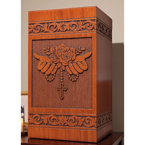 Custom Printed Wooden Urn for Ashes Wooden Cremation Urn with Sliding Lid Design urn by AYAANS - Product Image 5