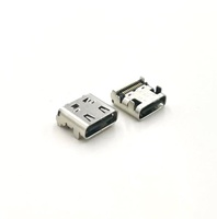 Connecteur femelle USB 3.1 Type C 24 broches DIP SMT 180 degrés 5A Conforme RoHS 100V AC Boîtier LCP -40°C~+85°C Scanner LITE